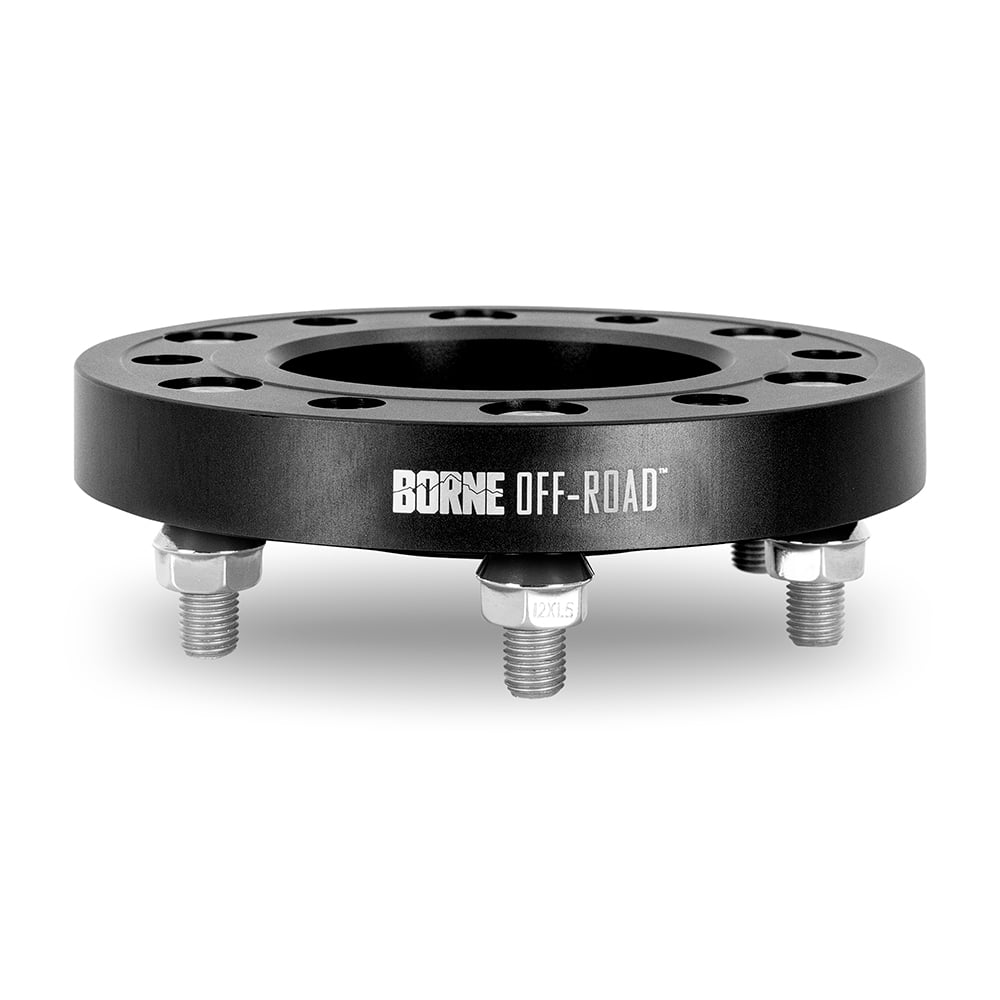Borne Off-Road Wheel Spacers  6X139.7  78.1mm Center Bore  M14 X 1.5  1.00" Thick  Black