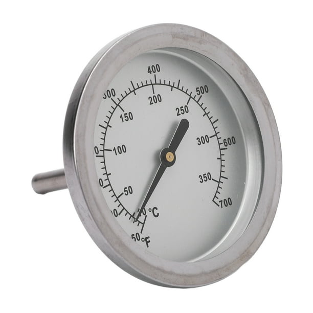Calibre De Temperatura De La Parrilla, Termómetro De Horno De Barbacoa Fácil De Limpieza De 67 Mm De Diámetro De Diámetro Acero Inoxidable
