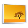 thumbnail image 2 of Designart "Essence Of African Trees II" Tree African Floater Framed Canvas Art Print, 2 of 5