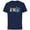 Navy, variant on Disney Lilo & Stitch Dreidel Days - Short Sleeve Cotton T-Shirt for Adults - Customized-Black
