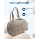 thumbnail image 5 of Bolsa de gimnasio BAGSMART para mujer, bolsa de viaje, fin de semana, camel, 5 of 9