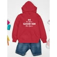 thumbnail image 3 of Goodish This Year Hoodie Juniors -Smartprints Designs,  Large, 3 of 4