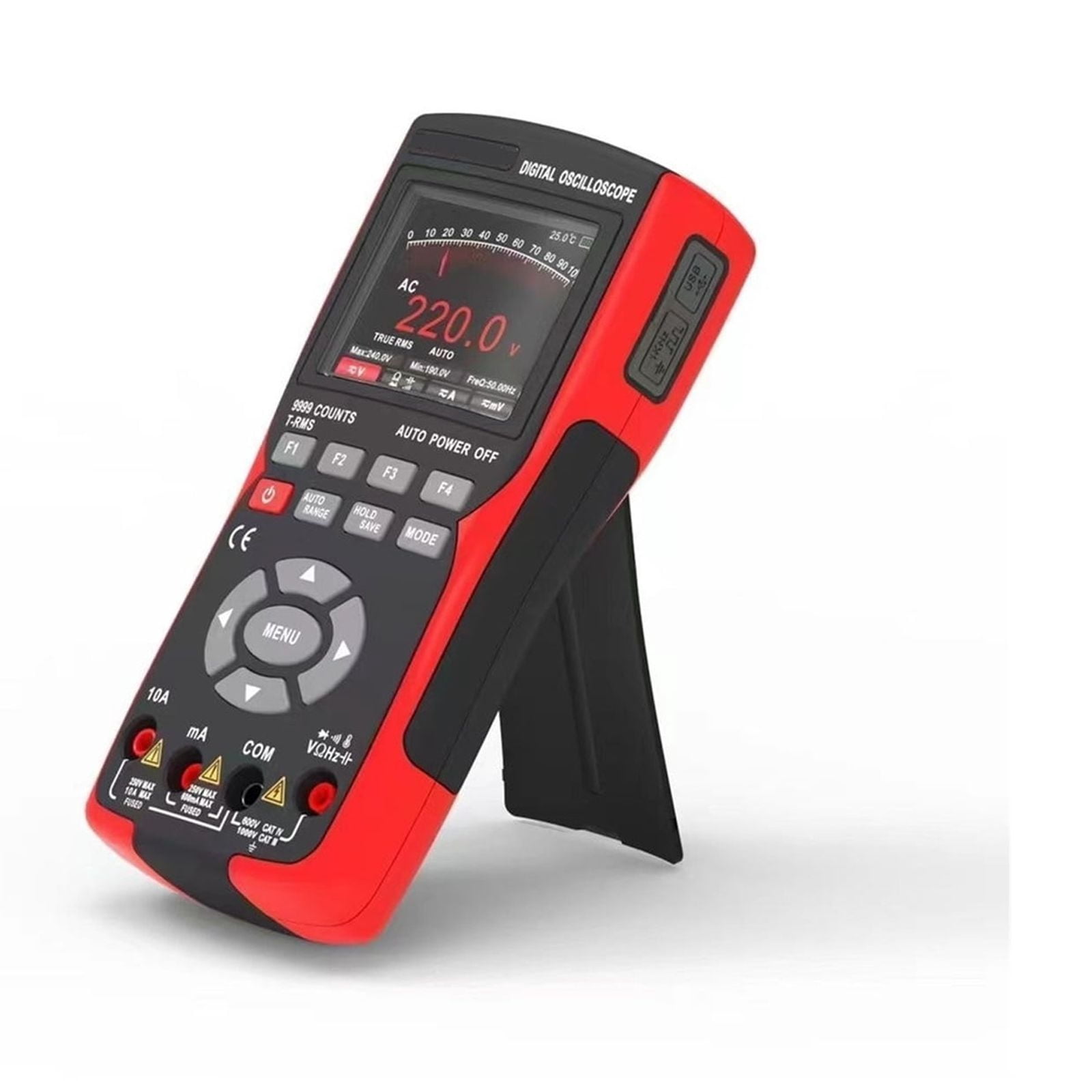 Digital Oscilloscope Handheld Multimeter Auto Current Voltage Capacitor Electronic Components Tester ,Professional Designed