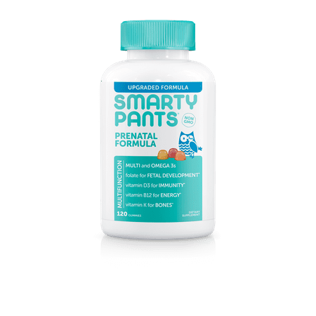 SmartyPants Prenatal Complete Multivitamin Gummies, 120