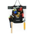 Husky Framer Tool Pouch 2 Pocket with Leather Electrician Carpenter