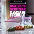 thumbnail image 3 of Ziploc® Storage Bags with Stay Open Technology, Medium, 28 Bags, 3 of 7