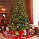 thumbnail image 1 of Christmas Tree Skirt Decorations Santa Claus Snowflake Christmas Tree Skirt Exquisite Tree Bottom Decoration Tree Skirt, 1 of 6