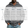 thumbnail image 3 of Men's Full Zip Hooded Sweatshirt, Lightweight Athletic Zip Up Hoodie with Pockets, Long Sleeve Casual Running Track Jacket for Gym and Sports, 3 of 6