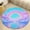 Flannel-3, variant on Colorful Rainbow Clouds Round Area Rugs for Bedroom Living Room, 6FT Soft Indoor Circle Carpets, Carpet Home Decor Floor Mat