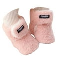 thumbnail image 2 of Fozruso Winter Baby Boots Soft Sole First Warm Lined Footwear Cozy Shoes Non Flexible Socks For Girls Boys Booties,Low Heel Boots Sizes 6 Little Kid(13), 2 of 6