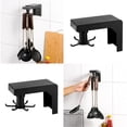 thumbnail image 1 of Labymos Wall-mounted Kitchen Rack Rotate Hook Self Adhesive Drill Free Saving Space Cooking Soup Spoon, 1 of 8