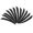 Black, variant on Almencla 12Pcs 3" Fletchings, Hunting Vanes, Turkey Natural Feathers with White