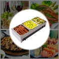 thumbnail image 4 of Aiqidi 1500W 3-Pan Commercial Food Warmer Stainless Steel Electric Steam Warmer Buffet Server Food Warming Machine for Restaurants Party, 4 of 12