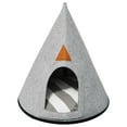 thumbnail image 1 of Casa de fieltro para gatos, casa plegable para mascotas, conejos, suministros para mascotas, nido para mascotas Triangular semicerrado, cama para, 1 of 8
