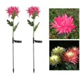 thumbnail image 4 of Luz solar para jardín, camino exterior, luces LED nocturnas, blanco cálido, del anochecer al amanecer Rosa, 4 of 9