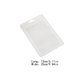 thumbnail image 4 of Injueey 100 piezas de bolsas de cuidado posterior diseño de ventana transparente carcasa de teléfono móvil Teléfono y Comunicación Blanco 13x25cm, 4 of 6