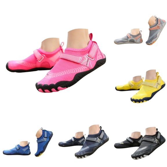 Shadoumai Kids Barefoot Shoes Hiking Climbing Walking Outdoor Quick Dry Wide Toe Box Zero Drop Water Shoes Boys Girls