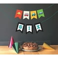 thumbnail image 2 of Inkdotpot Ready To HangI Am SixBirthdayBaby Boy Or GirlBuntingPennant Banner Car Gender Neutral Birthday Party DecorationsFlag Banner, 2 of 4