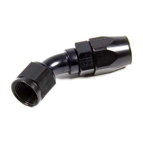 Fragola Hose Fitting #10 45 Deg Pro-Flow Black