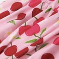thumbnail image 7 of Baby Girl Summer Romper Infant Outfit Cherry Print with Ruffles 12-18 Months, 7 of 7