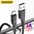 thumbnail image 1 of Essager USB a Type-C 3A Cable de carga rápida para Huawei Samsung Xiaomi (1m), 1 of 5