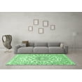 thumbnail image 3 of Ahgly Company Indoor Square Persian Emerald Green Traditional Area Rugs, 6' Square, 3 of 4