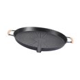 thumbnail image 4 of Bandeja para hornear antiadherente, plancha redonda para barbacoa, accesorios de uso , utensilios de cocina portátiles, sartenes, parrilla para, 4 of 9