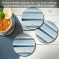 thumbnail image 2 of Thirstystone Ocean Tides 4-Pack Round Stone Coasters, 2 of 6