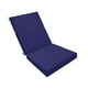 thumbnail image 5 of Cojín para silla de patio, cojín para silla de jardín, cómodo con correas, cojín para tumbona Azul oscuro, 5 of 8