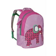 Lassig Kids Backpack for Kindergarten or Pre-School with chest strap, name badge and drink Bottle Holder, Wildlife Elephant