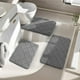 thumbnail image 1 of Juego de 3 alfombrillas de baño de espuma antideslizantes, suaves, absorbentes y de secado rápido para mayor seguridad y comodidad. Lavables a máquina. Gris oscuro. Aestivo | Gris oscuro |, 1 of 7