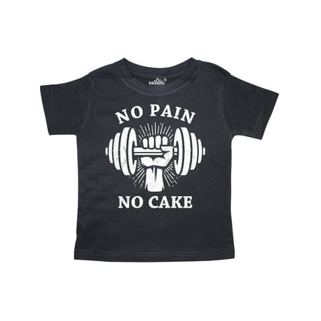 

Inktastic No Pain No Cake Gift Toddler Boy or Toddler Girl T-Shirt