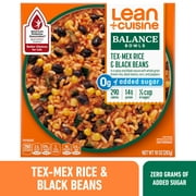 Lean Cuisine Frozen Meal Tex-Mex Rice and Black Beans, Balance Bowls Microwave Meal, Frozen Rice and Beans Dinner, Frozen Dinner for One 10 oz
