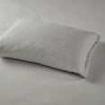 thumbnail image 4 of Comfort Classics Micro Fleece 4-Piece Grey Sheet Set, King, 4 of 7