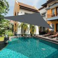 thumbnail image 2 of Triangular Shade Sail 4x4x4m Anthracite Gray Waterproof Shade Cloth UV Protection for Patio Garden, Terrace, Outdoor, Balcony, 2 of 5