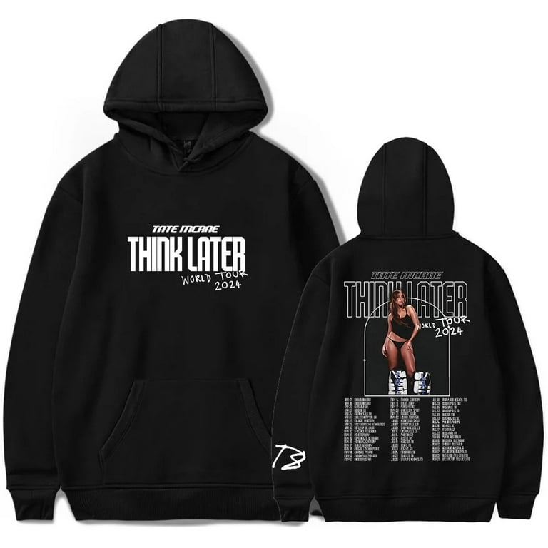 テイトマクレー TATE McRAE T8 ワールドツアー 2024 スウェット Tate McRae Hoodies Merch 2024 Think Later World Tour