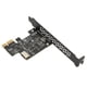 thumbnail image 4 of PCIE To USB 3.2 Expansion Card, Black Multi Interface High Speed USB3.2 GEN1 Expansion Card 5Gbps A Key 20PIN For PC, 4 of 8