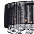 thumbnail image 4 of 6 Light Drum Shade Chandelier with Chrome finish, 4 of 6