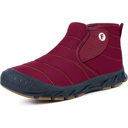 

Womens Mens Snow Boots Winter Shoes Slip On Ankle Booties Anti-Slip Water Resistant Fully Fur Lined Outdoor Sneakers
