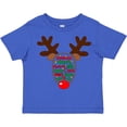 thumbnail image 3 of Inktastic Christmas Reindeer Face with Names and Red Nose Boys or Girls Toddler T-Shirt, 3 of 5