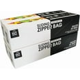 thumbnail image 1 of 24/7 Sacs – Sacs de Rangement Coulissants, Taille Gallon avec Fond Extensible, 100 Unités (4 Paquets de 25), 1 of 7