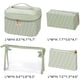 thumbnail image 2 of Set de bolsas de maquillaje Hedume Waterproof Leather Travel (paquete de 4), 2 of 4