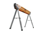 thumbnail image 2 of Bora Portamate Speedhorse Sawhorse - Single Piece Table Stand with Folding Legs, Metal Top for 2x4, Heavy Duty Pro Bench Saw Horse for Woodworking, Carpenters, Contractors, PM-4500, 2 of 9