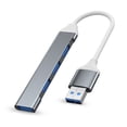 thumbnail image 1 of Estación de acoplamiento USB de alta velocidad sin unidad, portátil, 4 puertos USB 3.0, tipo C 3.0, divisor multiusb, concentrador OTG, accesorios para computadora, 1 of 8