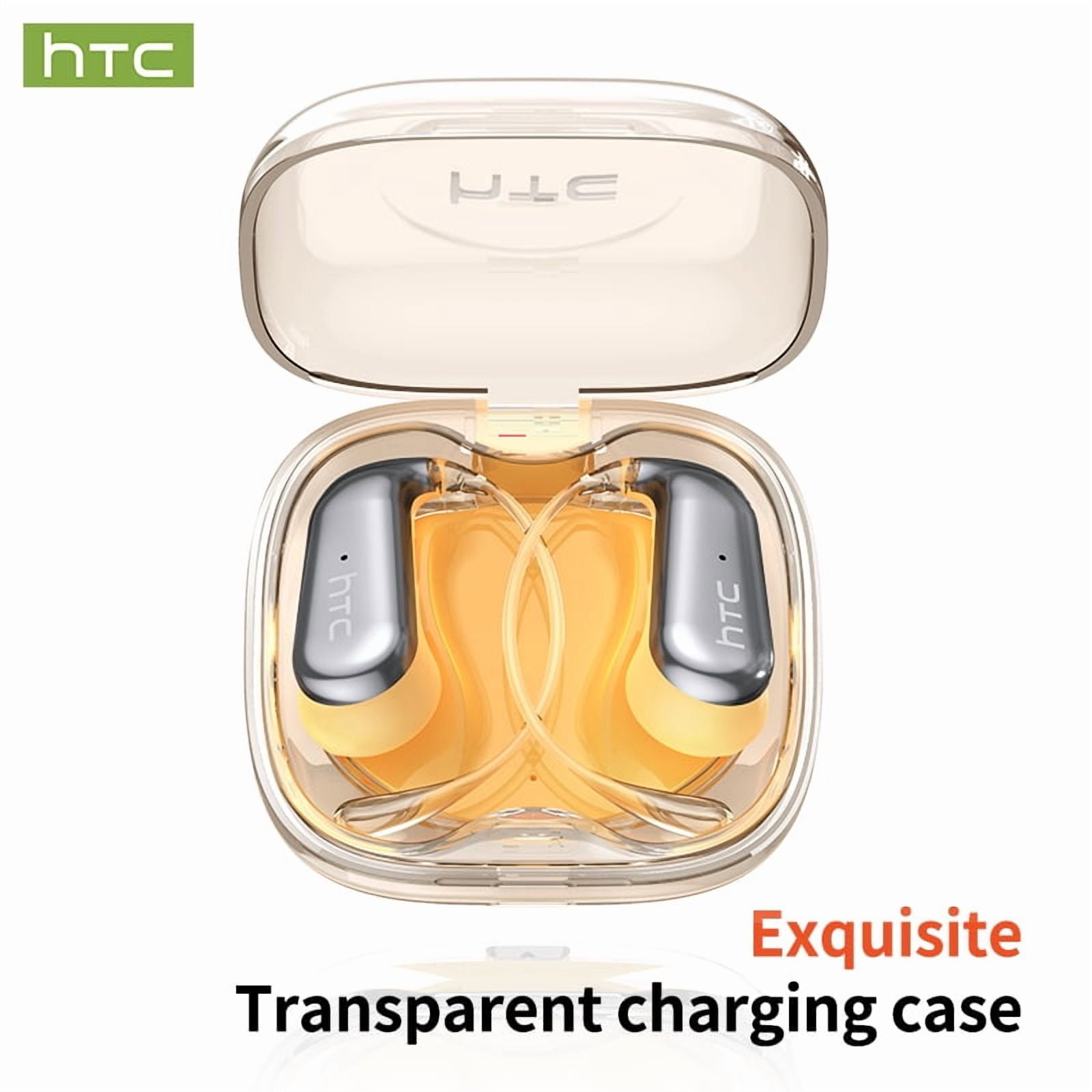 イヤホン hide TRUE WIRELESS STEREO EARPHONES HTC NE38 Bluetooth 6.0 Open-Ear Earbuds, AI Translator, Noise