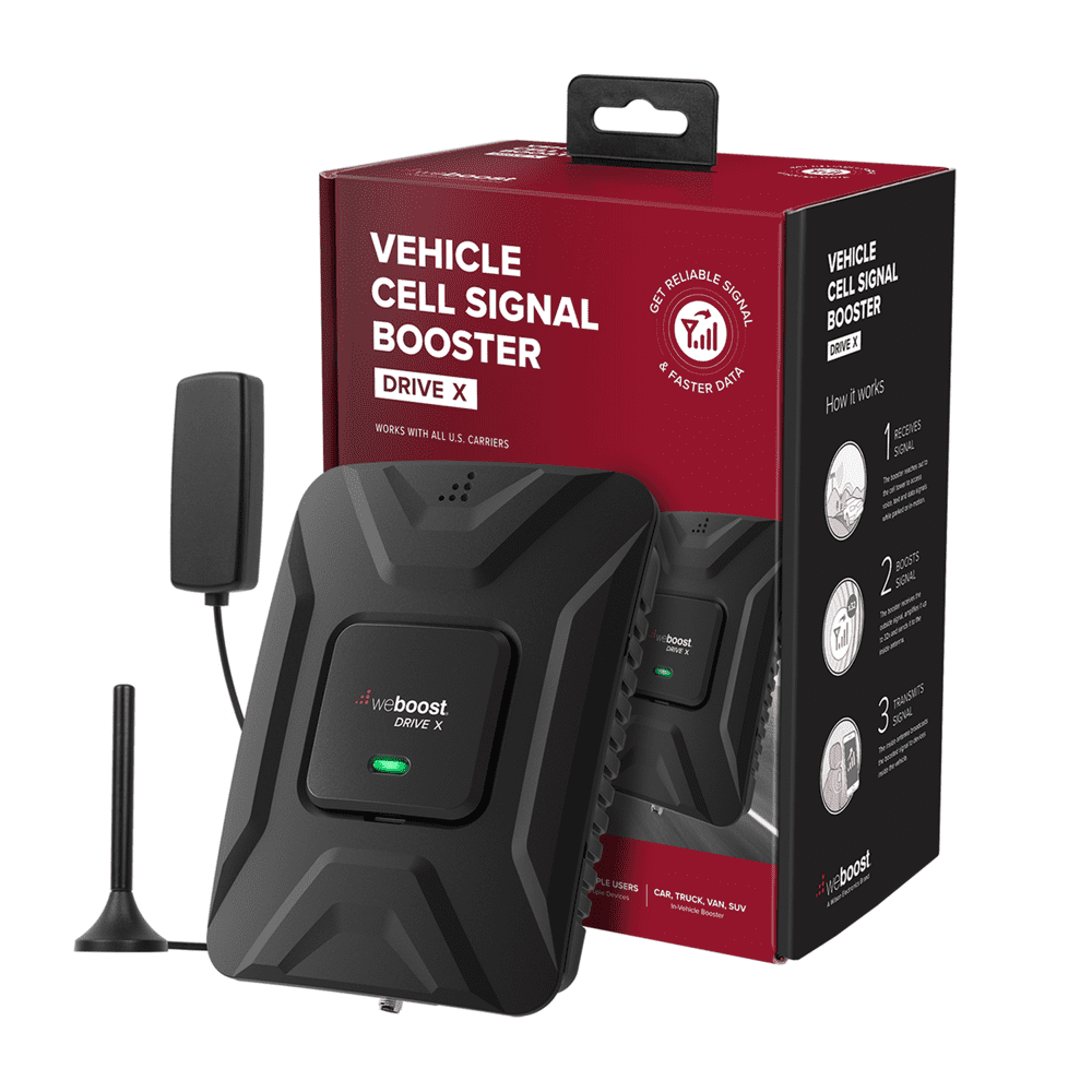 weBoost Drive X (475021) Vehicle Cell Phone Signal Booster Car, Truck, Van, or SUV USA