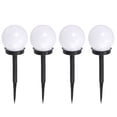 thumbnail image 1 of Billuyoard 4 uds/1 ud. Bola de luz LED para exteriores, lámpara de suelo con energía Solar para jardín, Patio, paisaje, impermeable, luz de suelo en Iluminación y accesorios blanco 10x33cm Billuyoard HA7088-02B, 1 of 6