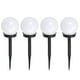 thumbnail image 2 of Lámpara de suelo para exteriores, con energía solar, jardín, patio, paisaje, impermeable, con forma de bola, luz de suelo, 1 pieza Yuarrent  HA7088-02B*8, 2 of 7