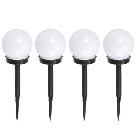 

Outdoor Ground Lamp Solar Powered Garden Patio Landscape Waterproof Ball Shaped Ground Light 4pcs