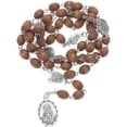 thumbnail image 1 of Wooden Rosary Beads for Men, Elegant Neck Chain with Detailed Craftsmanship, Stylish Look, 1 of 5